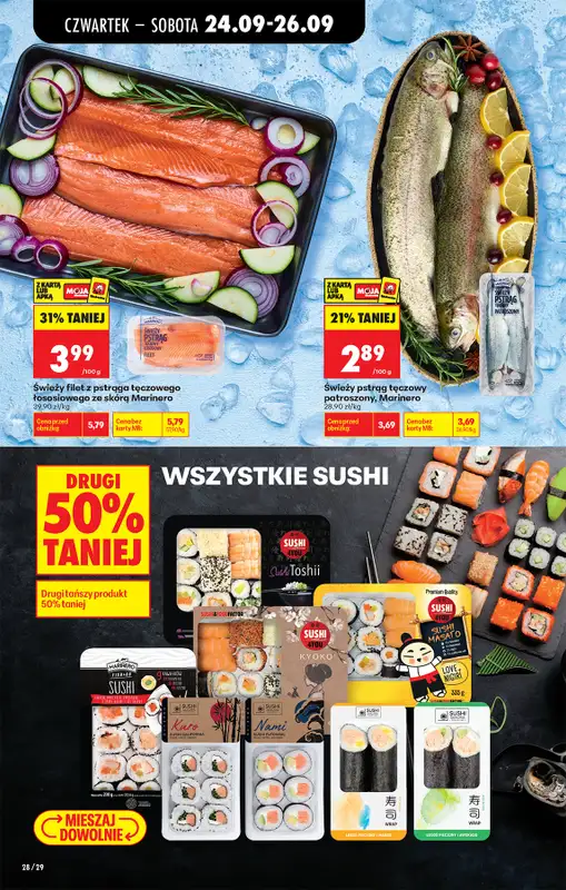 Biedronka - gazetka promocyjna Od czwartku, Z ladą tradycyjną od czwartku 24.09 do środy 30.09 - strona 48