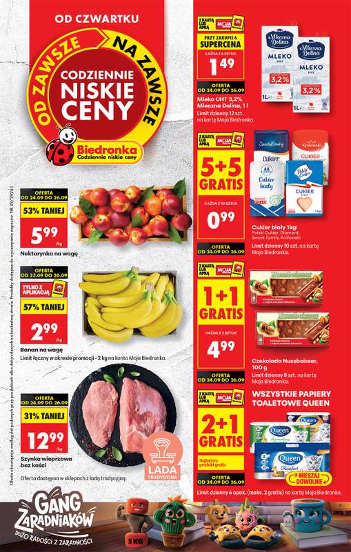 Biedronka - gazetka promocyjna Od czwartku, Z ladą tradycyjną od czwartku 24.09 do środy 30.09