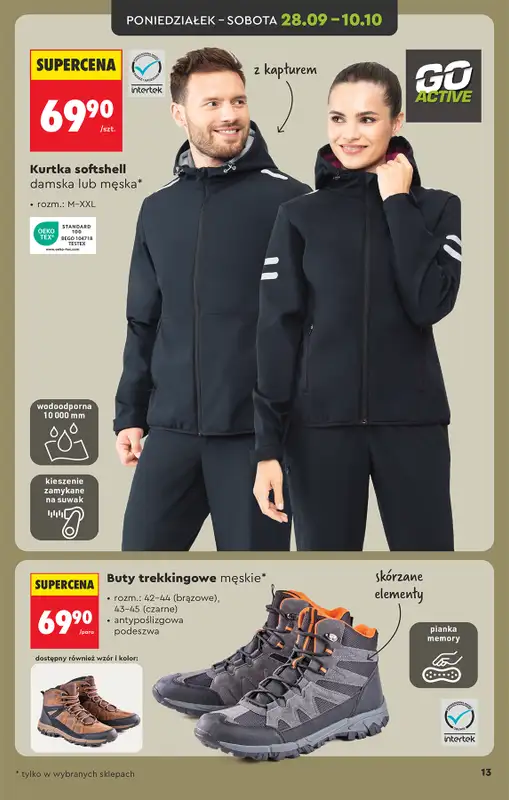 Biedronka - gazetka promocyjna Hity i inspiracje, od 26.09 od soboty 26.09 do środy 14.10 - strona 13