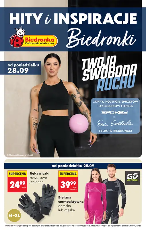 Biedronka - gazetka promocyjna Hity i inspiracje, od 26.09  