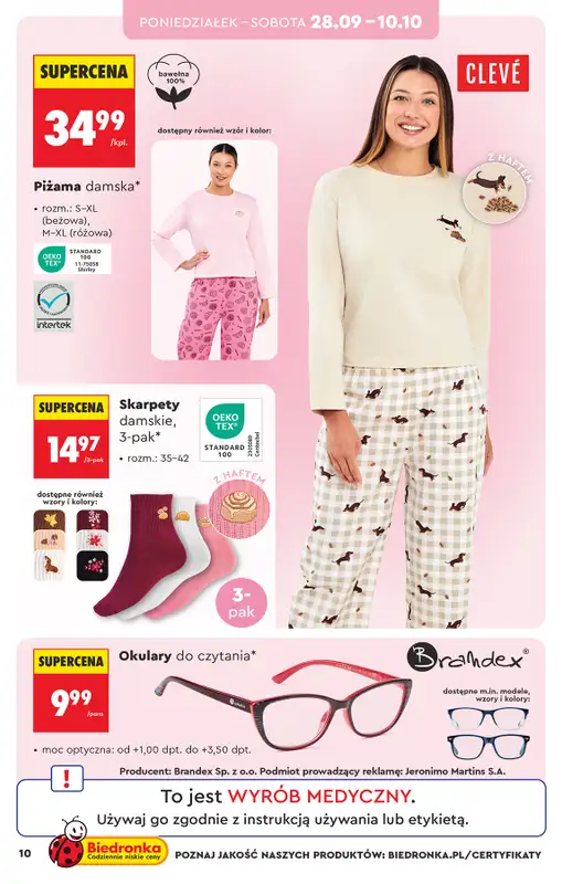 Biedronka - gazetka promocyjna Hity i inspiracje, od 26.09 od soboty 26.09 do środy 14.10 - strona 10