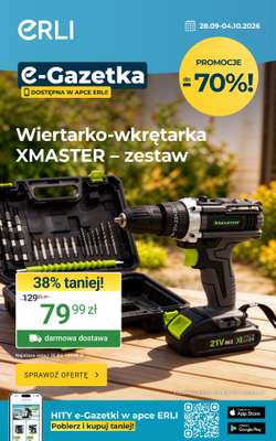 ERLI - gazetka promocyjna Gazetka  do niedzieli 04.10