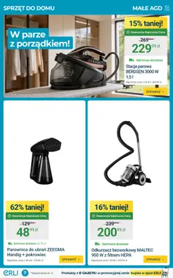 ERLI - gazetka promocyjna Gazetka  do niedzieli 04.10 - strona 7