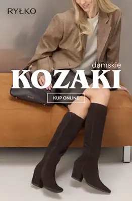 Ryłko - gazetka promocyjna KOZAKI damskie od piątku 25.09 