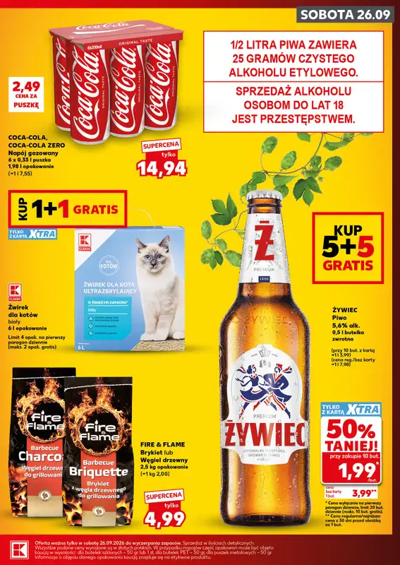 Kaufland - gazetka promocyjna Oferta Kaufland - SUPER SOBOTA od soboty 26.09 do soboty 26.09 - strona 3