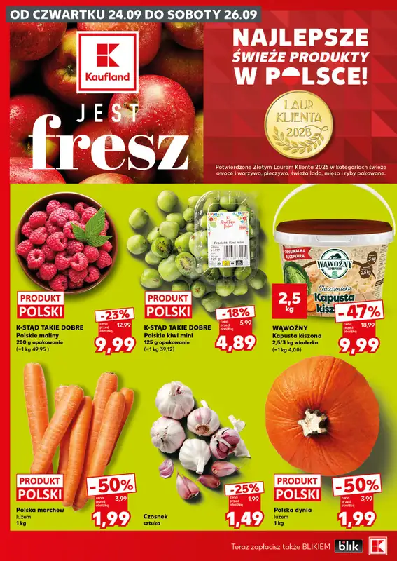 Kaufland - gazetka promocyjna Oferta Kaufland - SUPER SOBOTA od soboty 26.09 do soboty 26.09 - strona 6