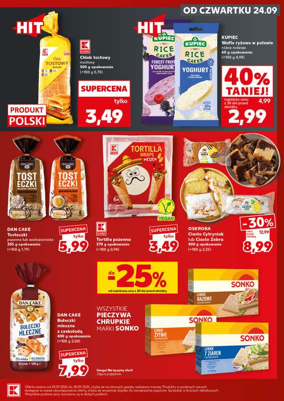 Kaufland - gazetka promocyjna Oferta Kaufland - SUPER SOBOTA od soboty 26.09 do soboty 26.09 - strona 19