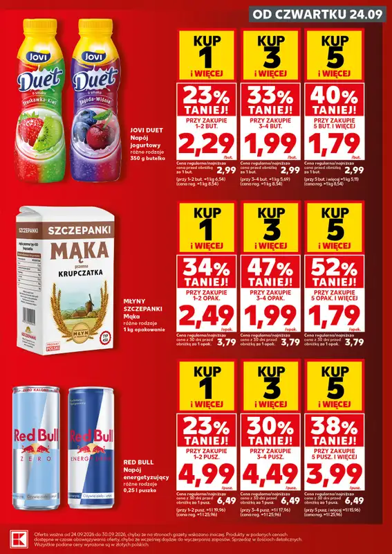 Kaufland - gazetka promocyjna Mocny Start od poniedziałku 28.09 do środy 30.09 - strona 13