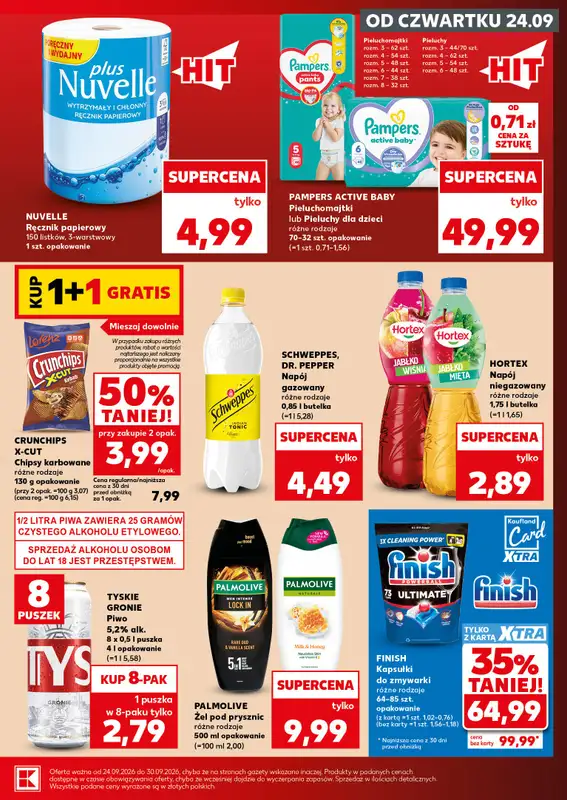 Kaufland - gazetka promocyjna Mocny Start od poniedziałku 28.09 do środy 30.09 - strona 11