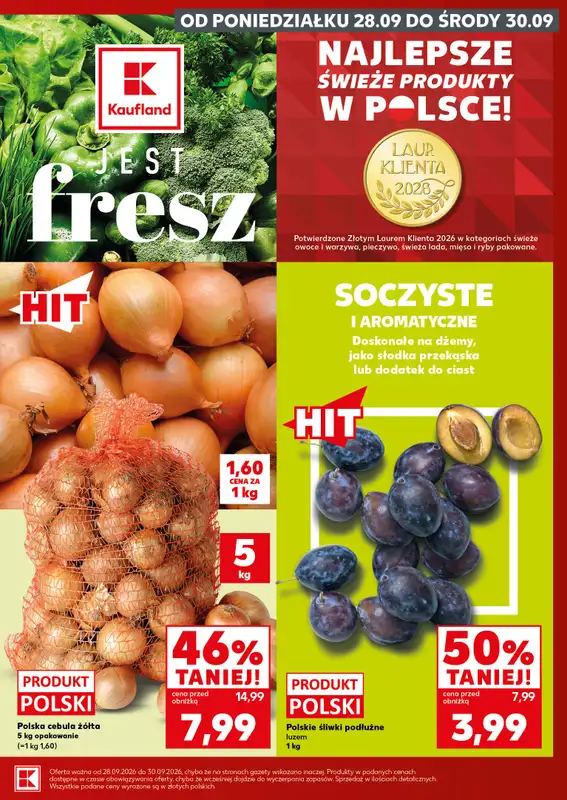 Kaufland - gazetka promocyjna Mocny Start od poniedziałku 28.09 do środy 30.09 - strona 3