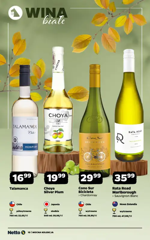 Netto - gazetka promocyjna Mocna Kolekcja - Wina od poniedziałku 28.09 do soboty 10.10 - strona 10