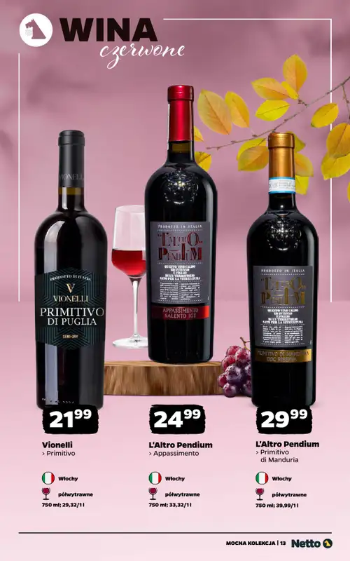 Netto - gazetka promocyjna Mocna Kolekcja - Wina od poniedziałku 28.09 do soboty 10.10 - strona 13