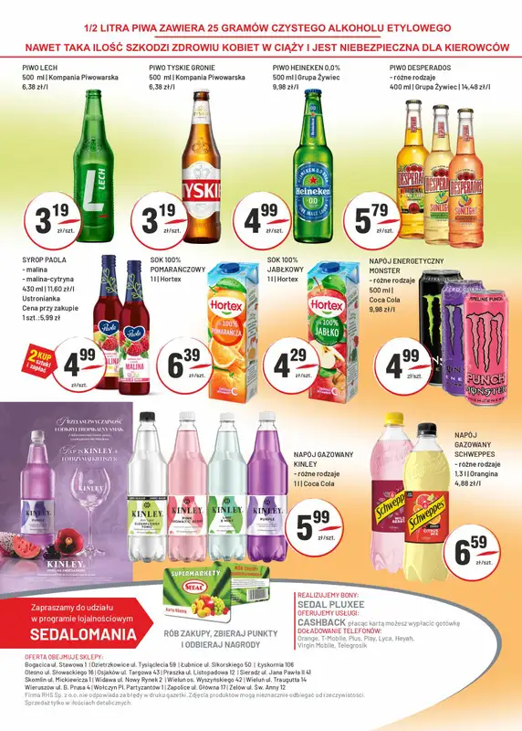 Sedal - gazetka promocyjna Gazeta od piątku 25.09 do soboty 03.10 - strona 4