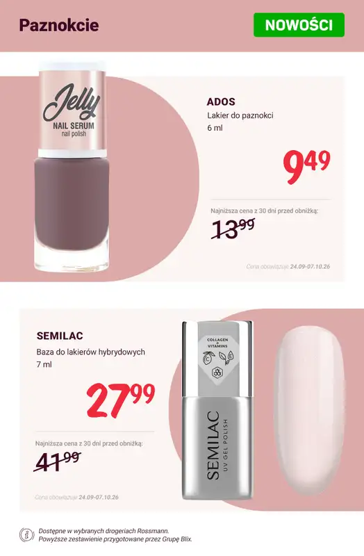 Rossmann - gazetka promocyjna Nowości na promocji! od soboty 26.09 do środy 30.09 - strona 9
