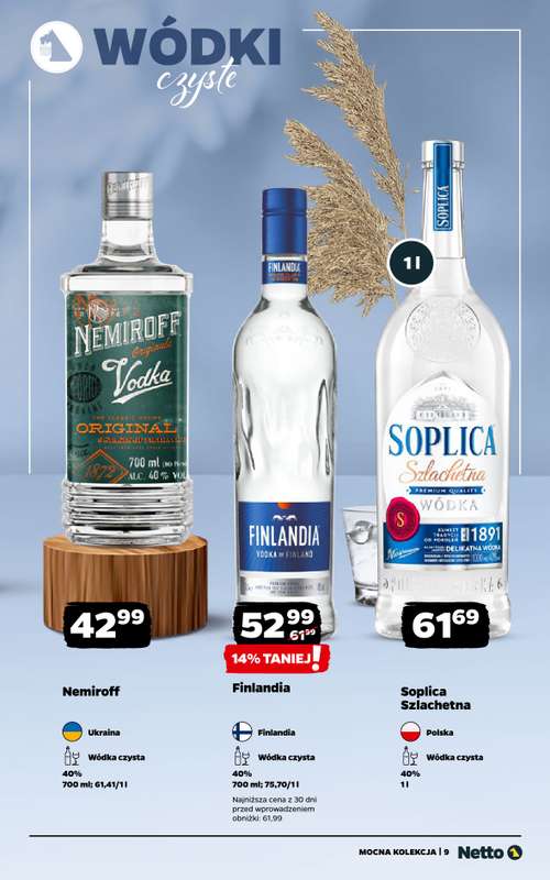 Netto - gazetka promocyjna Mocna Kolekcja - Alkohole Mocne od poniedziałku 28.09 do soboty 10.10 - strona 9