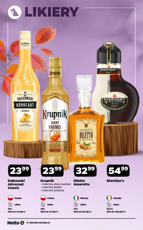 Netto - gazetka promocyjna Mocna Kolekcja - Alkohole Mocne od poniedziałku 28.09 do soboty 10.10 - strona 4
