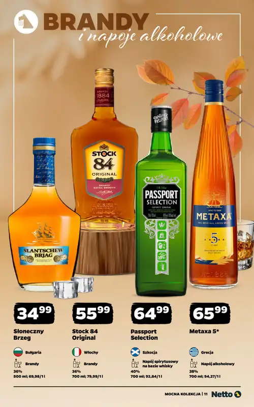 Netto - gazetka promocyjna Mocna Kolekcja - Alkohole Mocne od poniedziałku 28.09 do soboty 10.10 - strona 11