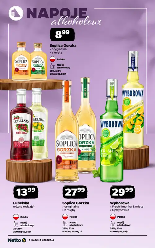 Netto - gazetka promocyjna Mocna Kolekcja - Alkohole Mocne od poniedziałku 28.09 do soboty 10.10 - strona 6