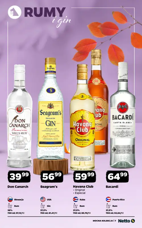 Netto - gazetka promocyjna Mocna Kolekcja - Alkohole Mocne od poniedziałku 28.09 do soboty 10.10 - strona 7