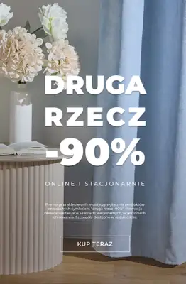 home&you - gazetka promocyjna Druga rzecz -90% od piątku 25.09 do wtorku 29.09