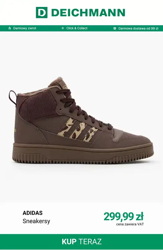 Deichmann - gazetka promocyjna -20% na nieprzecenione buty przy zakupach pow. 249 zł od piątku 25.09 do środy 30.09 - strona 8