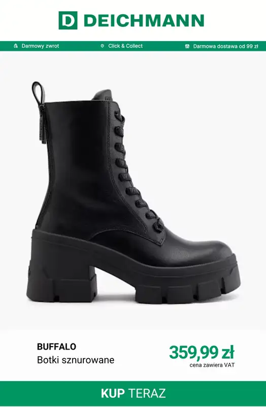 Deichmann - gazetka promocyjna -20% na nieprzecenione buty przy zakupach pow. 249 zł od piątku 25.09 do środy 30.09 - strona 4