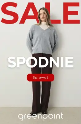 Greenpoint - gazetka promocyjna Spodnie z wyprzedaży od piątku 25.09 