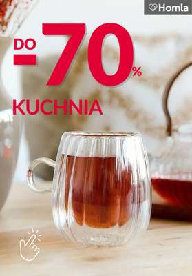 Homla - gazetka promocyjna Do-70% na produkty do kuchni od soboty 26.09 