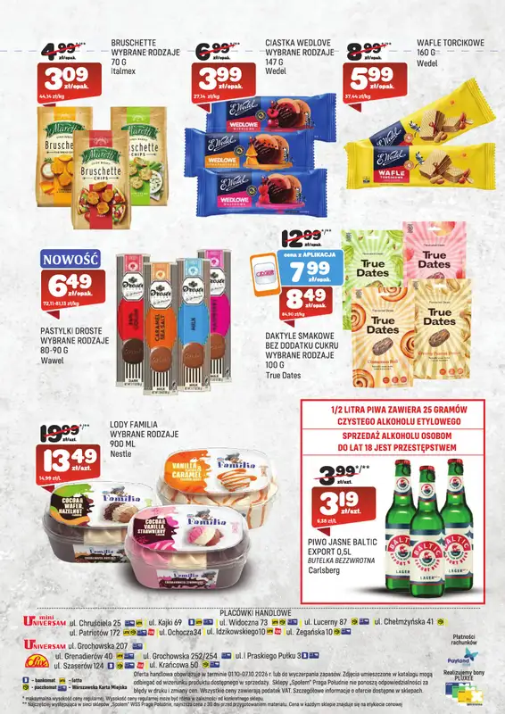 Społem Praga - gazetka promocyjna Gazetka od czwartku 01.10 do środy 07.10 - strona 4