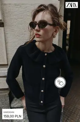 Zara - gazetka promocyjna Ciepłe kardigany od piątku 25.09  - strona 11