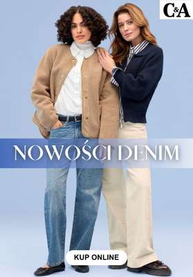 C&A - gazetka promocyjna Nowości denim od piątku 25.09 