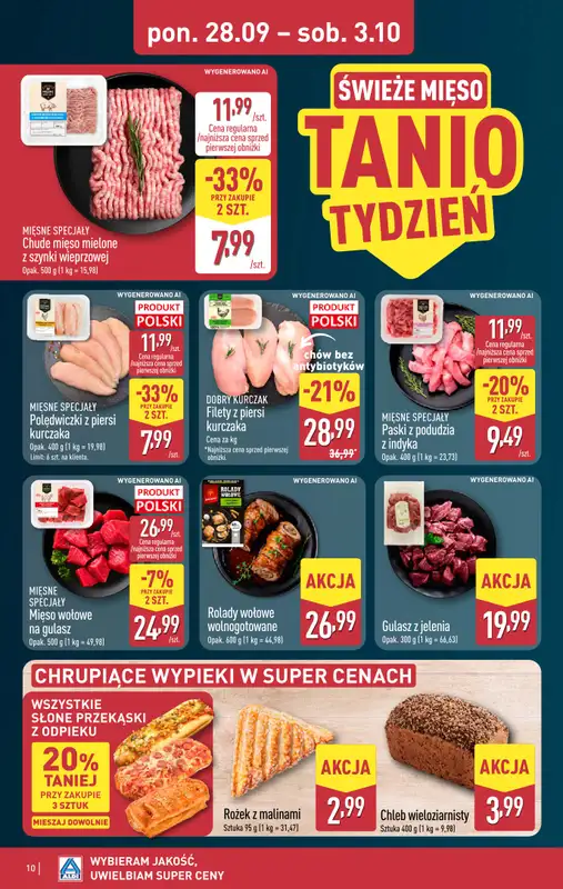 Aldi - gazetka promocyjna Pełny katalog! od poniedziałku 28.09 do soboty 03.10 - strona 10