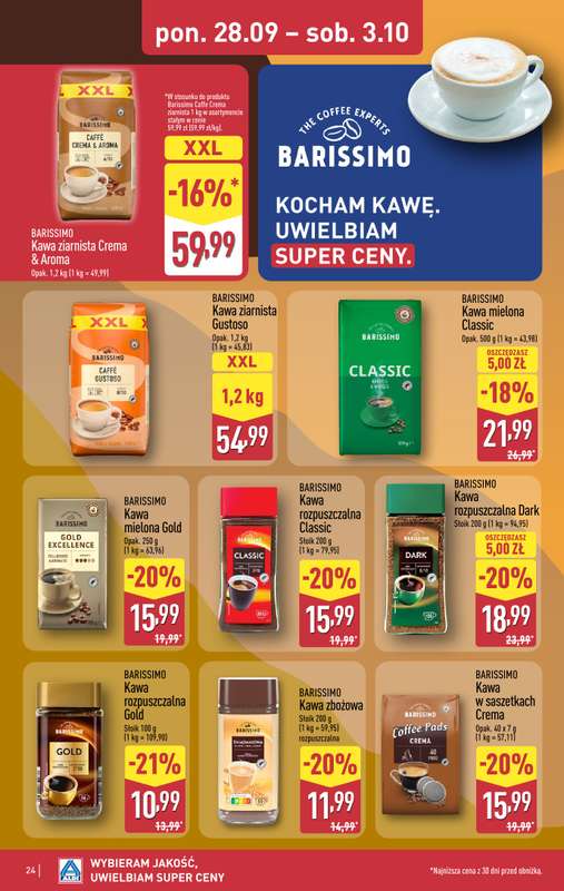 Aldi - gazetka promocyjna Pełny katalog! od poniedziałku 28.09 do soboty 03.10 - strona 24