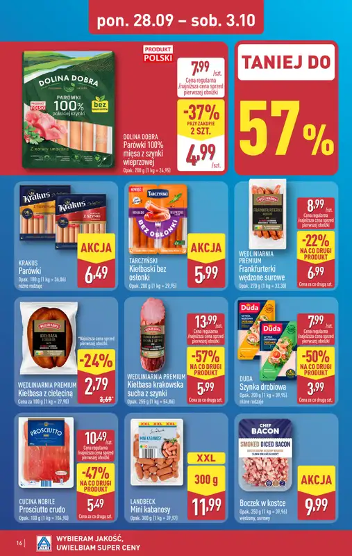 Aldi - gazetka promocyjna Pełny katalog! od poniedziałku 28.09 do soboty 03.10 - strona 16