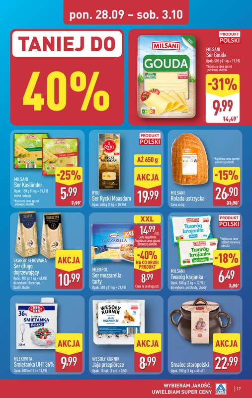 Aldi - gazetka promocyjna Pełny katalog! od poniedziałku 28.09 do soboty 03.10 - strona 17