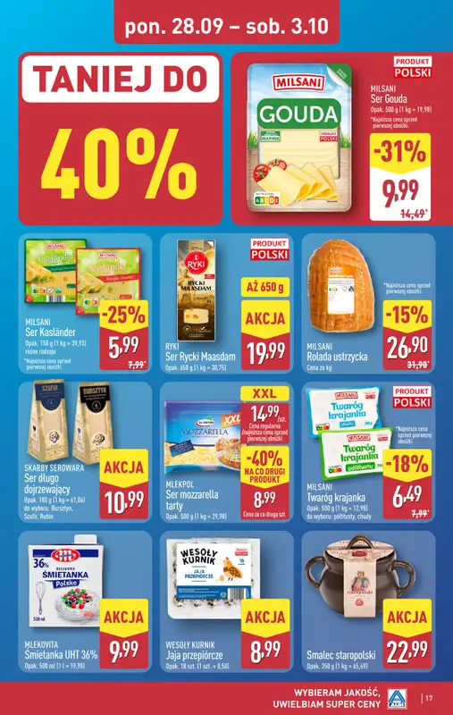Aldi - gazetka promocyjna Pełny katalog! od poniedziałku 28.09 do soboty 03.10 - strona 17