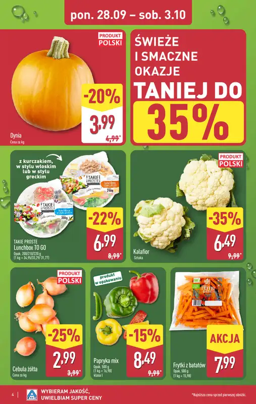 Aldi - gazetka promocyjna Pełny katalog! od poniedziałku 28.09 do soboty 03.10 - strona 4