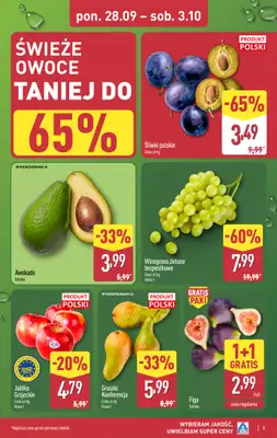Aldi - gazetka promocyjna Pełny katalog! od poniedziałku 28.09 do soboty 03.10 - strona 3