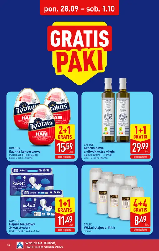 Aldi - gazetka promocyjna Pełny katalog! od poniedziałku 28.09 do soboty 03.10 - strona 34