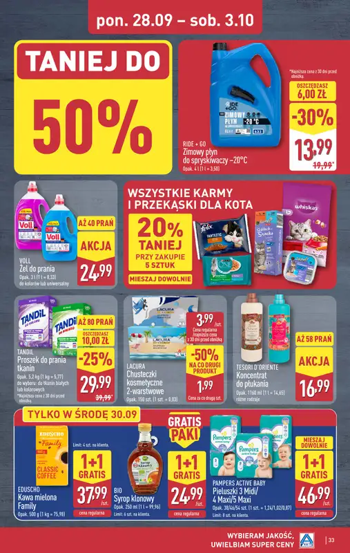 Aldi - gazetka promocyjna Pełny katalog! od poniedziałku 28.09 do soboty 03.10 - strona 33