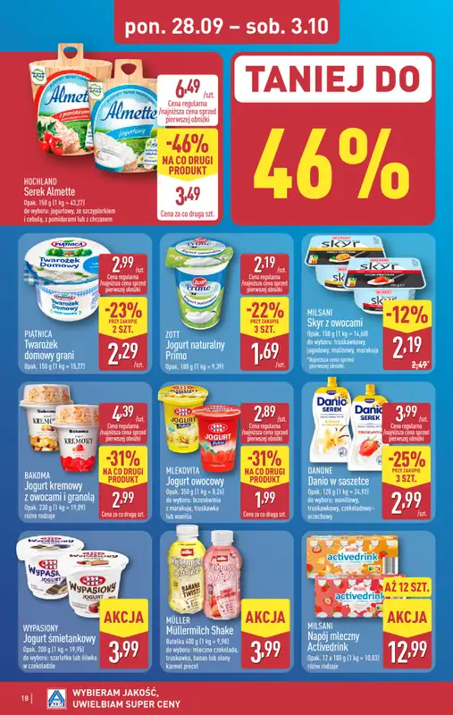 Aldi - gazetka promocyjna Pełny katalog! od poniedziałku 28.09 do soboty 03.10 - strona 18
