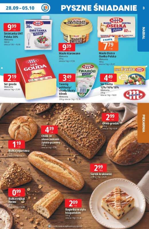 Leclerc - gazetka promocyjna Oferta E.Leclerc od poniedziałku 28.09 do poniedziałku 05.10 - strona 3