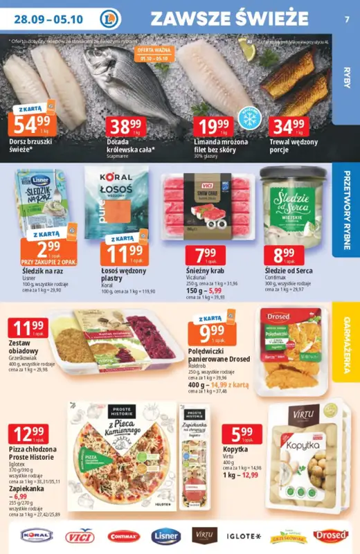 Leclerc - gazetka promocyjna Oferta E.Leclerc od poniedziałku 28.09 do poniedziałku 05.10 - strona 7