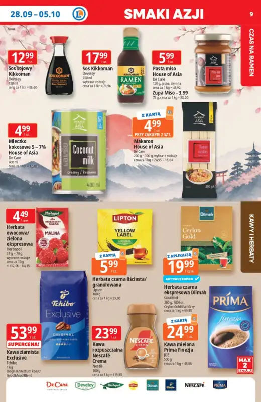 Leclerc - gazetka promocyjna Oferta E.Leclerc od poniedziałku 28.09 do poniedziałku 05.10 - strona 9