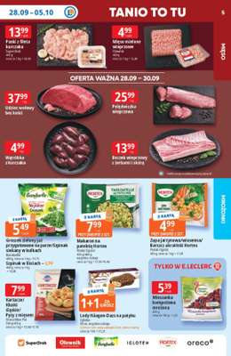 Leclerc - gazetka promocyjna Oferta E.Leclerc od poniedziałku 28.09 do poniedziałku 05.10 - strona 5