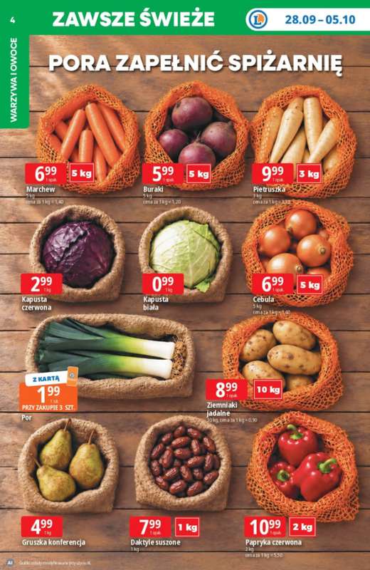 Leclerc - gazetka promocyjna Oferta E.Leclerc od poniedziałku 28.09 do poniedziałku 05.10 - strona 4