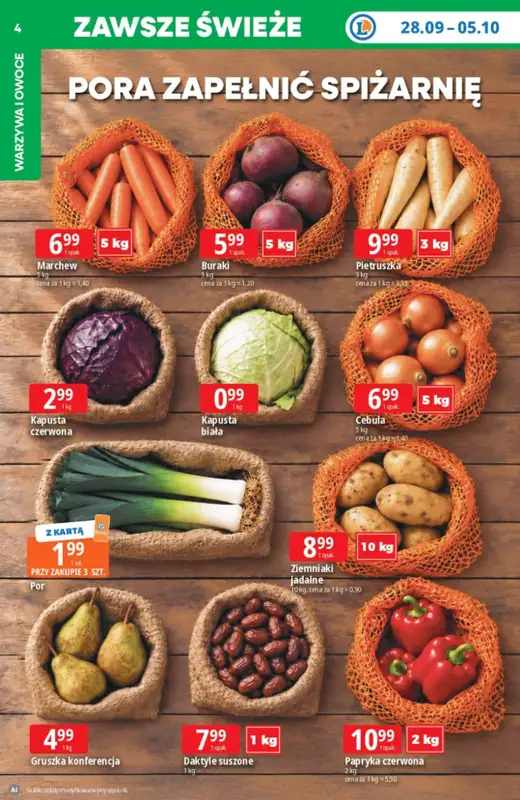 Leclerc - gazetka promocyjna Oferta E.Leclerc od poniedziałku 28.09 do poniedziałku 05.10 - strona 4