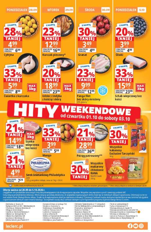 Leclerc - gazetka promocyjna Oferta E.Leclerc od poniedziałku 28.09 do poniedziałku 05.10 - strona 16