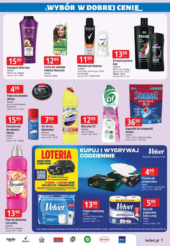 Leclerc - gazetka promocyjna Tanio to tu! od wtorku 29.09 do soboty 03.10 - strona 7