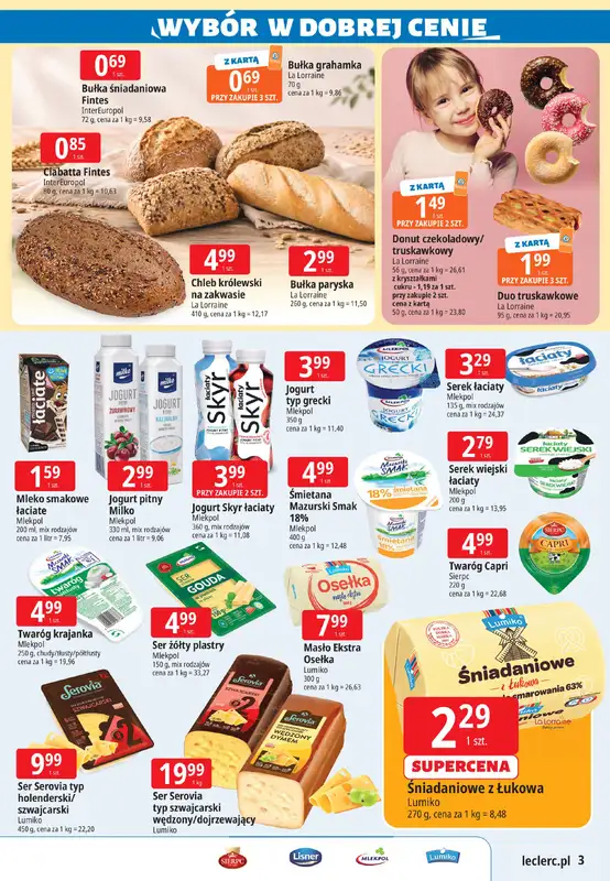Leclerc - gazetka promocyjna Tanio to tu! od wtorku 29.09 do soboty 03.10 - strona 3